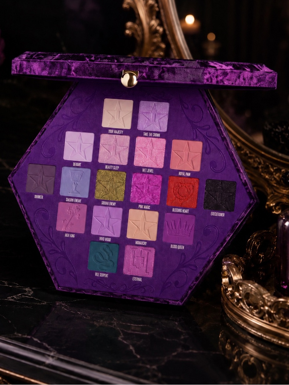 Jeffree Star Blood Lust Eyeshadow Palette 18 Shades NWT Discontinued